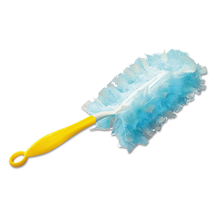 Swiffer® Dusters Starter Kit, Dust Lock Fiber, 6" Handle, Blue/Yellow, 6/Carton (PGC11804CT) Case of 6