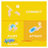 Swiffer® Refill Dusters, Dust Lock Fiber, Light Blue, Unscented, 10/Box, 4 Box/Carton (PGC21459CT)