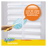 Swiffer® Dusters Starter Kit, Dust Lock Fiber, 6" Handle, Blue/Yellow, 6/Carton (PGC11804CT) Case of 6