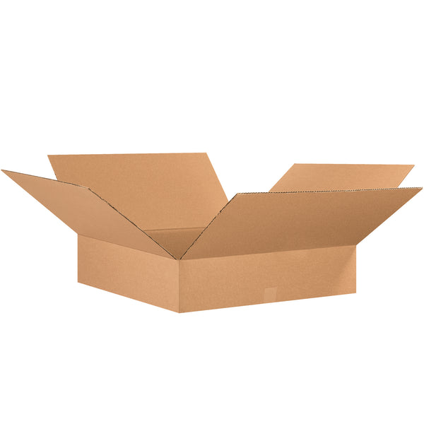26 x 26 x 6" Flat Corrugated Boxes (26266) Bundle Of 10
