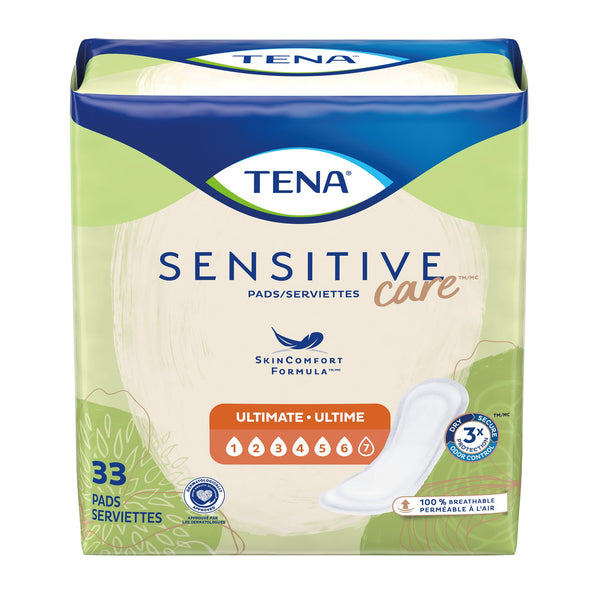 TENA® Sensitive Care Ultimate Bladder Control Pad 16 Inch Length Heavy Absorbency Dry-Fast Core™ One Size Fits Most (1009256_CS) 99/CS