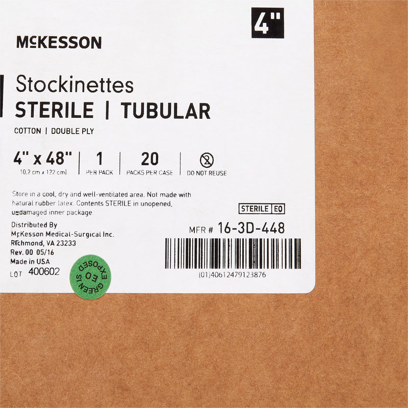 McKesson Surgical Stockinette Tubular 4 X 48 Inch Sterile (460831_EA) 1/EA