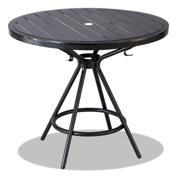 Safco® CoGo Tables, Steel, Round, 36" Diameter x 29.5h, Black, Ships in 1-3 Business Days (SAF4362BL)