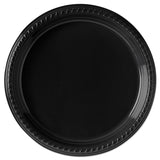 SOLO® Party Plastic Plates, 10.25 dia", Black, 500/Carton (SCCPS15E0099)