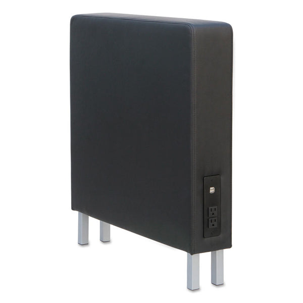 Alera® Alera QUB Series Powered Armrest Wedge, 5.88w x 26.38d x 30.5h, Black (ALEQB8316)