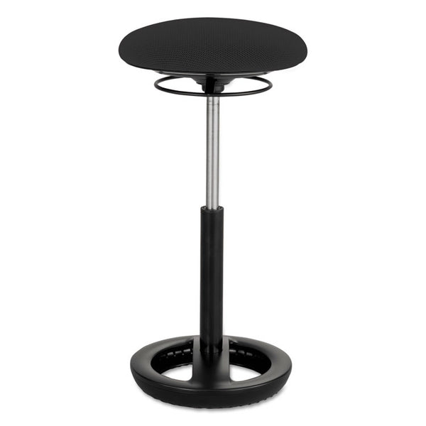 Safco® Twixt Extended-Height Ergonomic Chair, Supports Up to 250 lb, 22" to 32" Seat Height, Black, Ships in 1-3 Business Days (SAF3001BL) Each