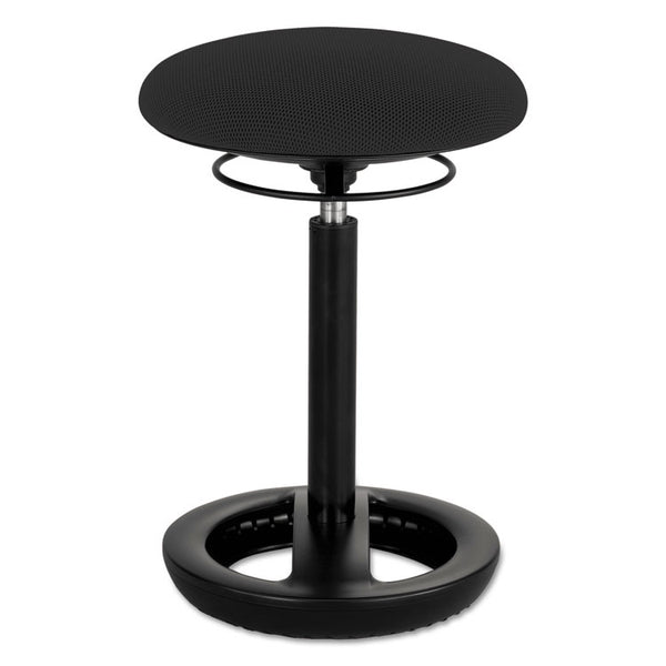 Safco® Twixt Desk Height Ergonomic Stool, Supports Up to 250 lb, 22.5" Seat Height, Black, Ships in 1-3 Business Days (SAF3000BL) Each