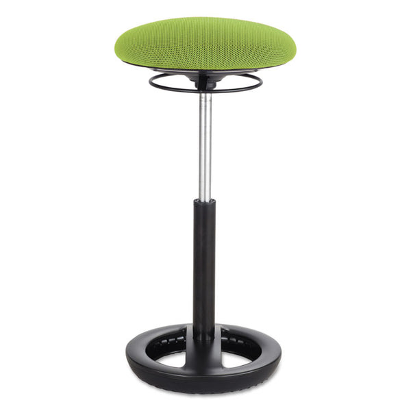 Safco® Twixt Extended-Height Ergonomic Chair, Supports 250 lb, 22" to 32" High Green Seat, Black Base, Ships in 1-3 Business Days (SAF3001GN) Each