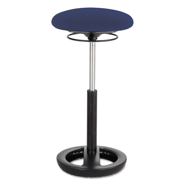 Safco® Twixt Extended-Height Ergonomic Chair, Supports 250lb,22" to 32" Blue Seat, Blue Back, Black Base, Ships in 1-3 Business Days (SAF3001BU) Each