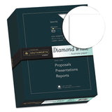 Southworth® 25% Cotton Diamond White Business Paper, 95 Bright, 20 lb Bond Weight, 8.5 x 11, 500/Ream (SOU3122010) Box of 500