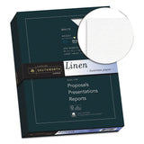 Southworth® 25% Cotton Linen Business Paper, 32 lb Bond Weight, 8.5 x 11, White, 250/Pack (SOUJ558C)