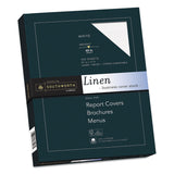 Southworth® 25% Cotton Linen Cover Stock, 65 lb Cover Weight, 8.5 x 11, 100/Pack (SOUZ550CK) 1 Ream