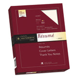 Southworth® 100% Cotton Resume Paper, 32 lb Bond Weight, 8.5 x 11, Ivory, 100/Pack (SOURD18ICF) Each