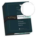 Southworth® 25% Cotton Diamond White Business Paper, 95 Bright, 24 lb Bond Weight, 8.5 x 11, 500/Ream (SOU3122410) Box of 500