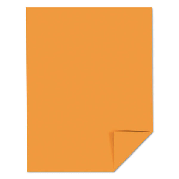 Astrobrights® Color Cardstock, 65 lb Cover Weight, 8.5 x 11, Cosmic Orange, 250/Pack (WAU22851)