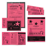 Astrobrights® Color Cardstock, 65 lb Cover Weight, 8.5 x 11, Plasma Pink, 250/Pack (WAU22129)