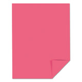 Astrobrights® Color Cardstock, 65 lb Cover Weight, 8.5 x 11, Plasma Pink, 250/Pack (WAU22129)