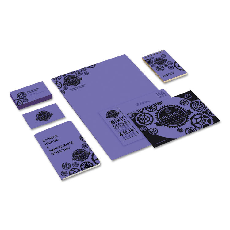 Astrobrights® Color Cardstock, 65 lb Cover Weight, 8.5 x 11, Venus Violet, 250/Pack (WAU22091) Each