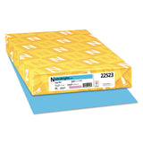 Astrobrights® Color Paper, 24 lb Bond Weight, 11 x 17, Lunar Blue, 500/Ream (WAU22523) 1 Ream