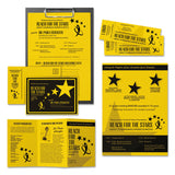 Astrobrights® Color Cardstock, 65 lb Cover Weight, 8.5 x 11, Sunburst Yellow, 250/Pack (WAU22791) Pack of 250