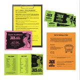 Astrobrights® Color Paper - "Neon" Assortment, 24 lb Bond Weight, 8.5 x 11, Assorted Neon Colors, 500/Ream (WAU20270) 1 Ream