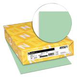 Neenah Paper Exact Index Card Stock, 110 lb Index Weight, 8.5 x 11, Green, 250/Pack (WAU49561) Pack of 250