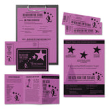 Astrobrights® Color Cardstock, 65 lb Cover Weight, 8.5 x 11, Outrageous Orchid, 250/Pack (WAU21951) Pack of 250