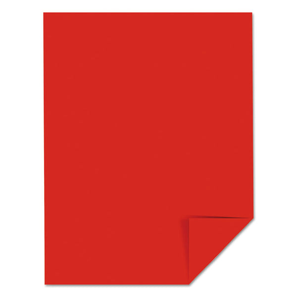 Astrobrights® Color Cardstock, 65 lb Cover Weight, 8.5 x 11, Re-Entry Red, 250/Pack (WAU22751)