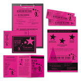 Astrobrights® Color Cardstock, 65 lb Cover Weight, 8.5 x 11, Fireball Fuchsia, 250/Pack (WAU22881) Each