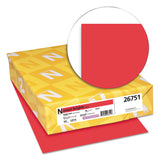 Neenah Paper Exact Brights Paper, 20 lb Bond Weight, 8.5 x 11, Bright Red, 500/Ream (WAU26751) 1 Ream