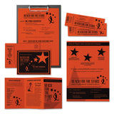 Astrobrights® Color Cardstock, 65 lb Cover Weight, 8.5 x 11, Orbit Orange, 250/Pack (WAU22761) Pack of 250