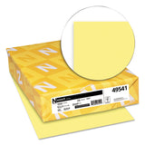 Neenah Paper Exact Index Card Stock, 110 lb Index Weight, 8.5 x 11, Canary, 250/Pack (WAU49541) Pack of 250