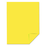 Astrobrights® Color Cardstock, 65 lb Cover Weight, 8.5 x 11, Lift-Off Lemon, 250/Pack (WAU21021) Pack of 250