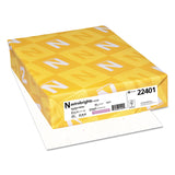 Astrobrights® Color Cardstock, 65 lb Cover Weight, 8.5 x 11, Stardust Flecked White, 250/Pack (WAU22401) Each