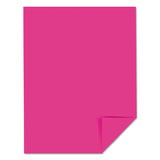 Astrobrights® Color Cardstock, 65 lb Cover Weight, 8.5 x 11, Fireball Fuchsia, 250/Pack (WAU22881) Each