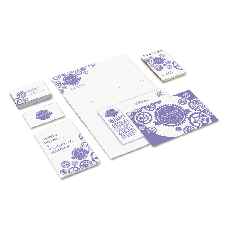 Astrobrights® Color Cardstock, 65 lb Cover Weight, 8.5 x 11, Stardust Flecked White, 250/Pack (WAU22401) Each