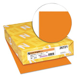 Neenah Paper Exact Brights Paper, 20 lb Bond Weight, 8.5 x 11, Bright Orange, 500/Ream (WAU26721) 1 Ream