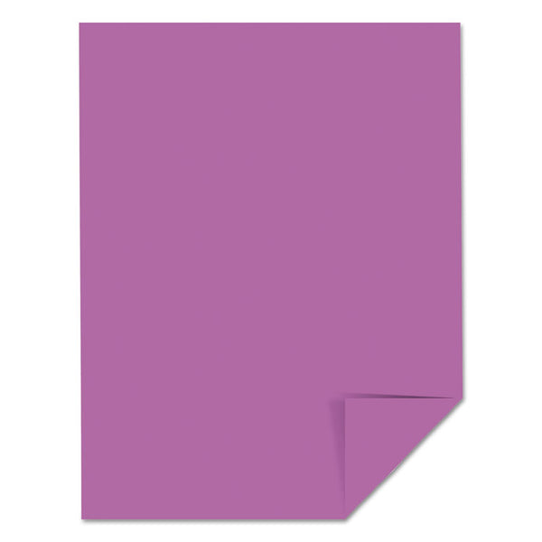 Astrobrights® Color Cardstock, 65 lb Cover Weight, 8.5 x 11, Planetary Purple, 250/Pack (WAU22871)