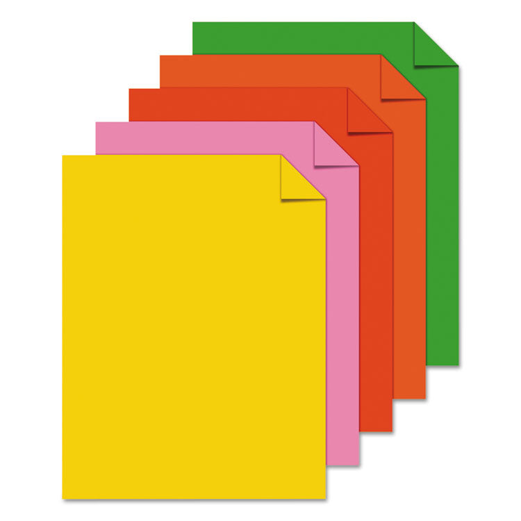 Astrobrights® Color Cardstock -"Vintage" Assortment, 65 lb Cover Weight, 8.5 x 11, Assorted, 250/Pack (WAU21003) Pack of 250