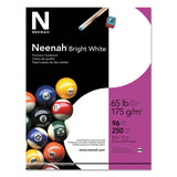 Neenah® Bright White Bright White Card Stock, 96 Bright, 65 lb Cover Weight, 8.5 x 11, 250/Pack (WAU91904) Pack of 250