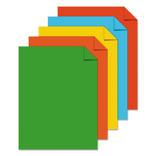 Astrobrights® Color Cardstock -"Eco" Assortment, 65 lb Cover Weight, 8.5 x 11, Assorted, 250/Pack (WAU98853)