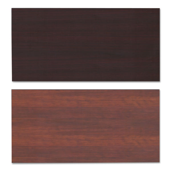 Alera® Reversible Laminate Table Top, Rectangular, 59.38w x 29.5,Medium Cherry/Mahogany (ALETT6030CM)