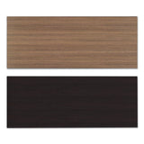 Alera® Reversible Laminate Table Top, Rectangular, 59.38w x 23.63d, Espresso/Walnut (ALETT6024EW)