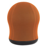 Safco® Zenergy Swivel Ball Chair, Backless, Supports Up to 250 lb, Orange Seat, Black Base (SAF4760OR) Each