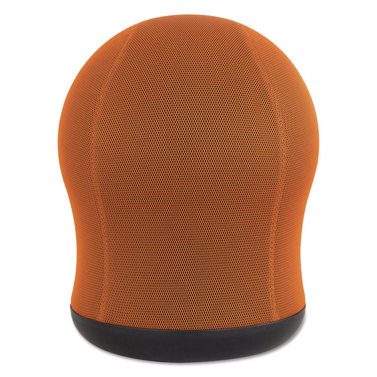 Safco® Zenergy Swivel Ball Chair, Backless, Supports Up to 250 lb, Orange Seat, Black Base (SAF4760OR) Each