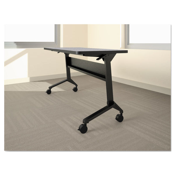Safco® Flip-n-Go Table Base, 46.88w x 21.25d x 27.88h, Black (MLNLF48S5)