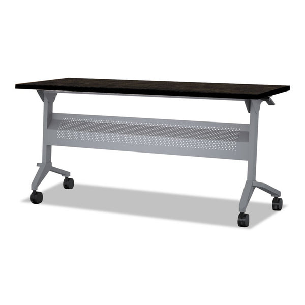Safco® Flip-n-Go Table Top, Rectangular, 60w x 24d, Mocha (MLN2460TLDCM)