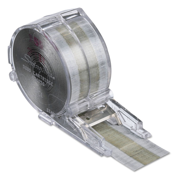 Swingline® Cartridge Staples, 0.25" Leg, 0.5" Crown, Steel, 5,000/Box (SWI50050) 1 Roll of 5000 Staples