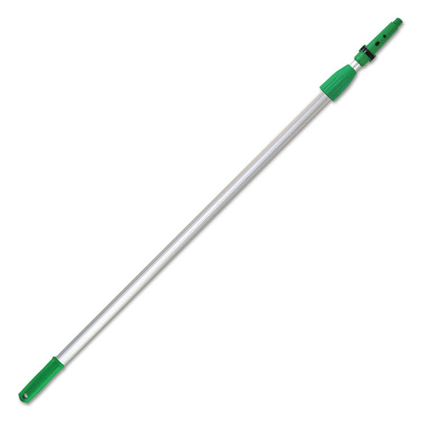 Unger® Opti-Loc Extension Pole, 4 ft, Two Sections, Green/Silver (UNGEZ120)