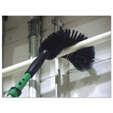 Unger® StarDuster Pipe Brush, Green Polypropylene Bristles, 7.5" Brush, 6" Black Plastic Handle (UNGPIPE) Each
